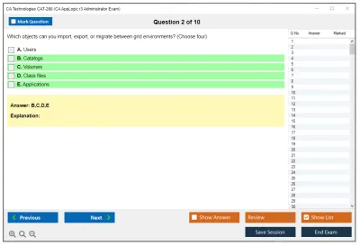 CA Technologies CAT-280 CA AppLogic r3 Administrator Exam Practice test exam simulator test engine exam Prep practice test questions answers Image 2