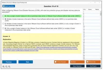 VMware 2V0-33.22 VMware Cloud Professional Practice test exam simulator test engine exam Prep practice test questions answers Image 10